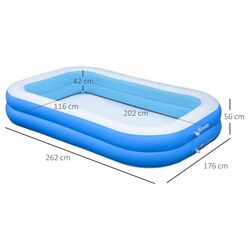 Piscina gonflabila Outsunny 848-038 (Blue) Thumb