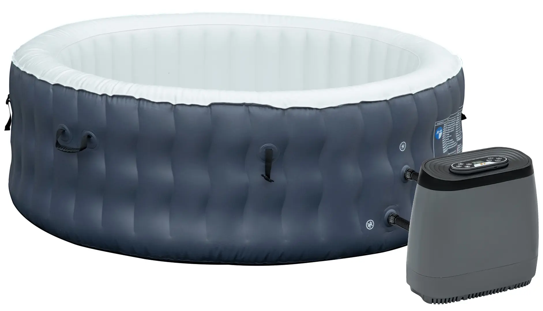 Piscina gonflabila Outsunny 848-046V92NU (Dark Blue)