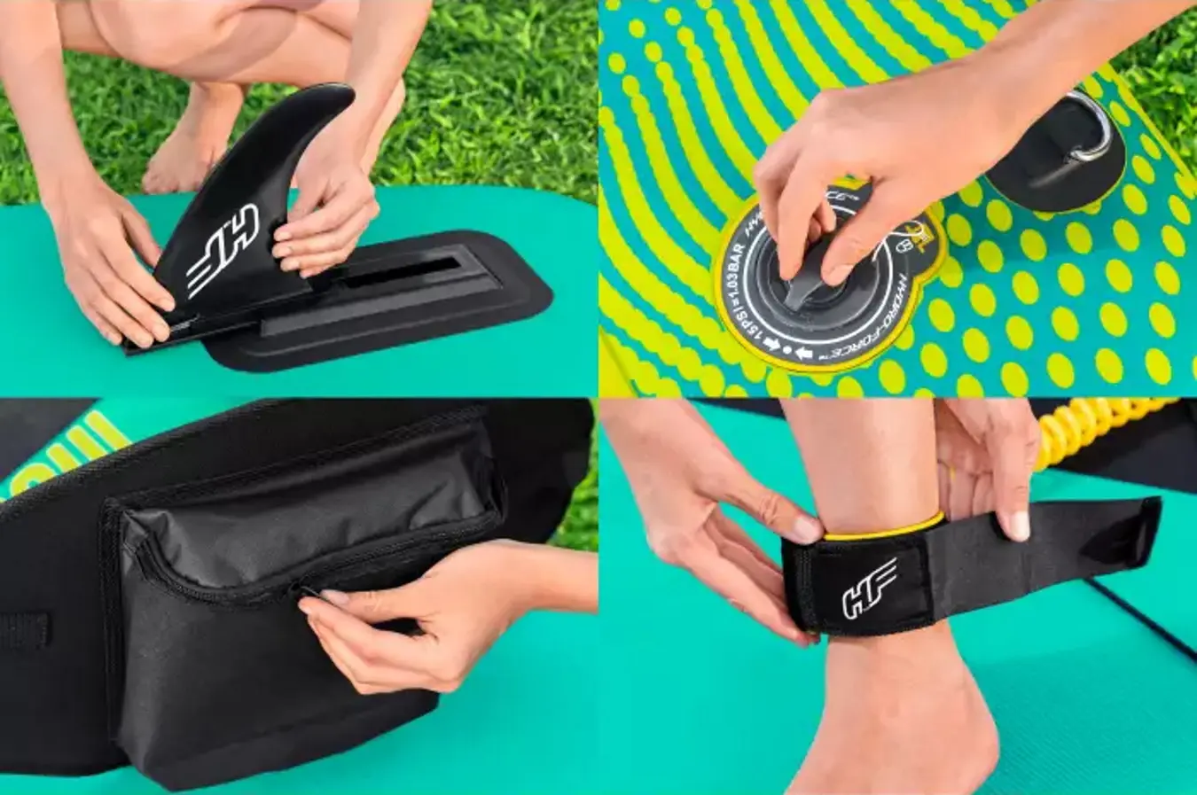 Placa pentru sap surfing Bestway Freesoul Tech Convertible 65310BW (Blue/Green)