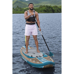 Placa pentru sap surfing Bestway Hydro-Force FreeSoul Elite 6532GBW (Blue/Wood) Thumb