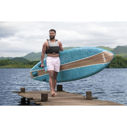 Placa pentru sap surfing Bestway Hydro-Force FreeSoul Elite 6532GBW (Blue/Wood) Thumb