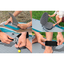 Placa pentru sap surfing  Bestway Hydro-Force FreeSoul Elite 6532GBW (Blue/Wood) Thumb