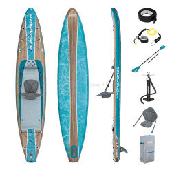 Placa pentru sap surfing  Bestway Hydro-Force FreeSoul Elite 6532GBW (Blue/Wood)