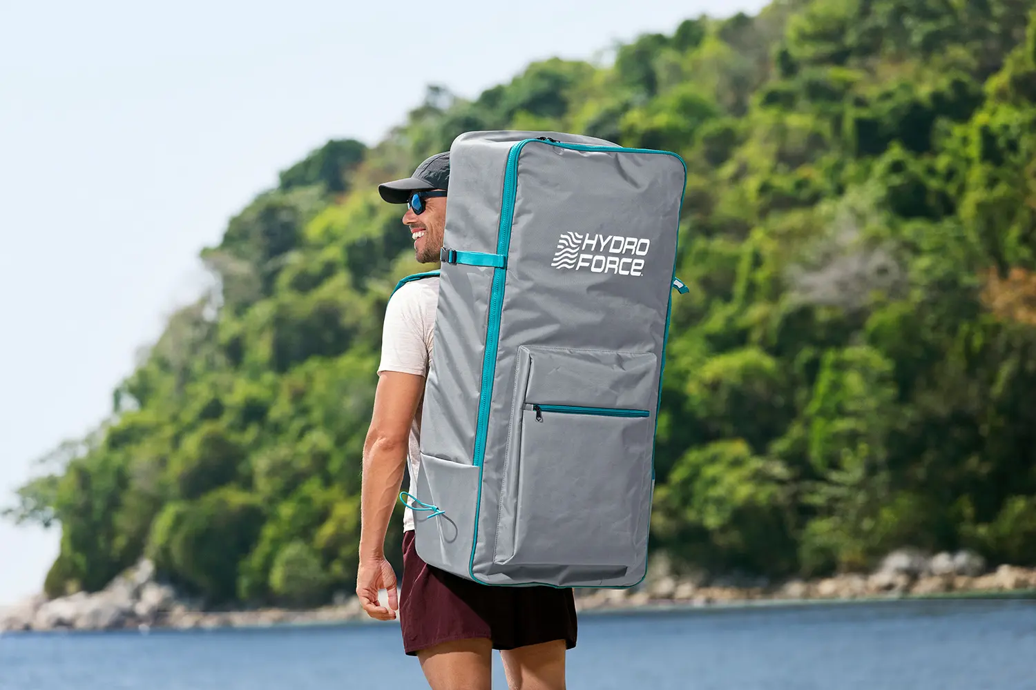 Placa pentru sap surfing  Bestway Hydro-Force FreeSoul Elite 6532GBW (Blue/Wood)