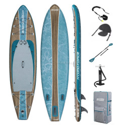 Placa pentru sap surfing Bestway Hydro-Force FreeSoul Elite 6532GBW (Blue/Wood)
