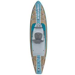 Placa pentru sap surfing Bestway Hydro-Force FreeSoul Elite 6532GBW (Blue/Wood) Thumb