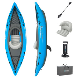 Kayak gonflabil Bestway 65131 (Grey/Blue) Thumb