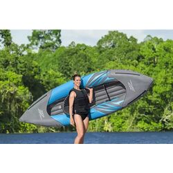 Kayak gonflabil Bestway Surge Elite X1 Kayak 65143 (Grey/Blue) Thumb