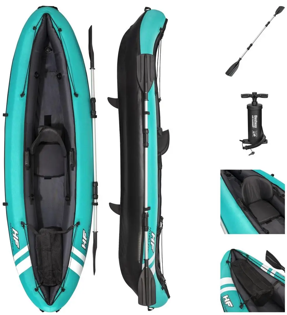 Надувная байдарка Bestway Ventura 65118 (Turquoise/Black) - 2
