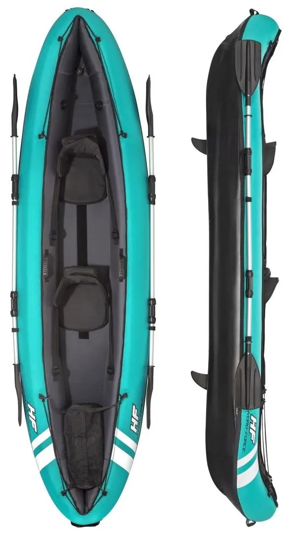Надувная байдарка Bestway Ventura X2 65052 (Turquoise/Black) - 2