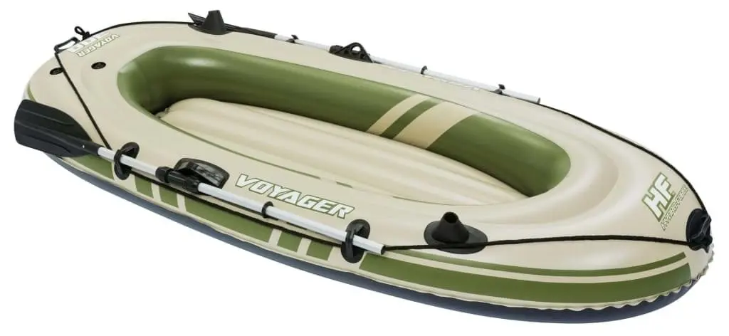 Barca gonflabila Bestway Voyager 300 65051 (Beige/Green) - 2