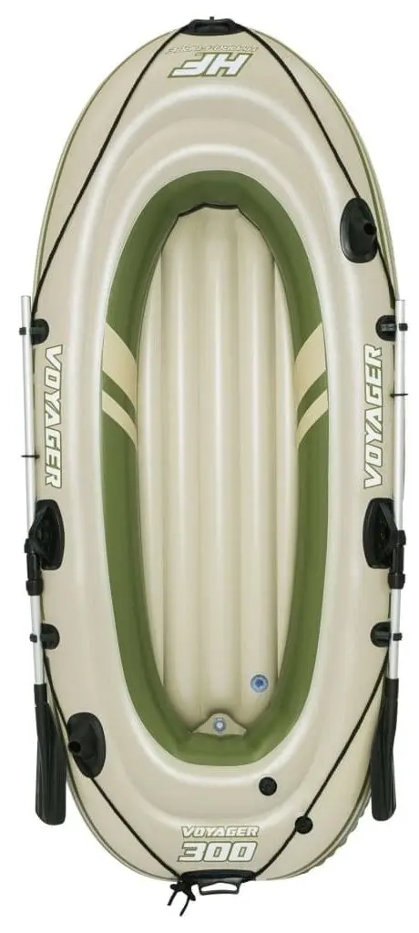 Barca gonflabila Bestway Voyager 300 65051 (Beige/Green) - 3