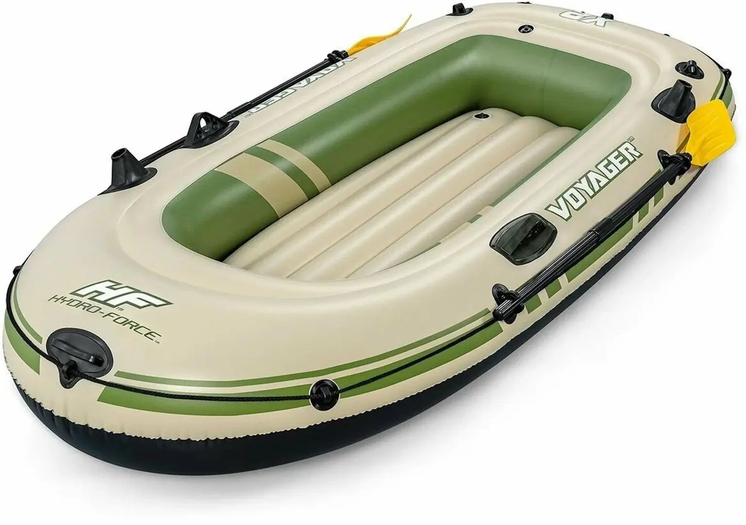 Надувная лодка Bestway Voyager X2 65163 (Beige/Green)