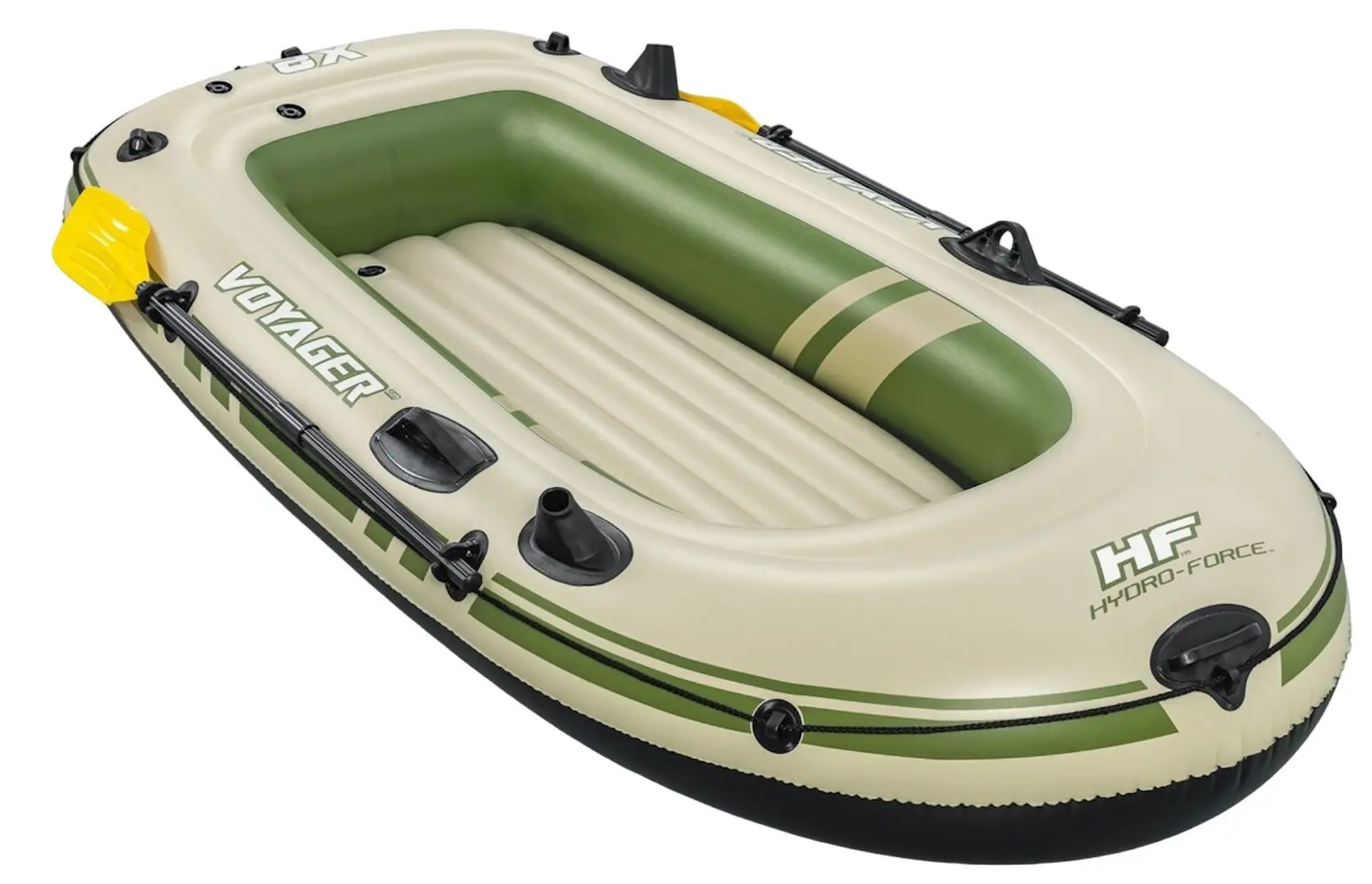 Надувная лодка Bestway Voyager X2 65163 (Beige/Green)