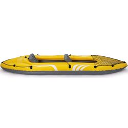 Надувная байдарка Costway SP37999 (Yellow/Grey)