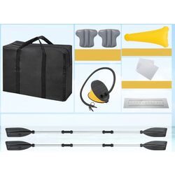 Надувная байдарка Costway SP37999 (Yellow/Grey) Thumb