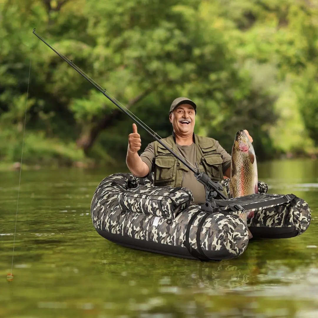 Barca gonflabila Costway FT10003AU (Camouflage)