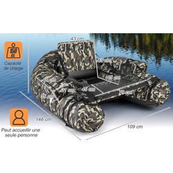 Barca gonflabila Costway FT10003AU (Camouflage) Thumb