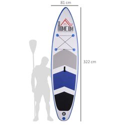 Placa de surf Homcom A33-002 (Blue/Grey) Thumb