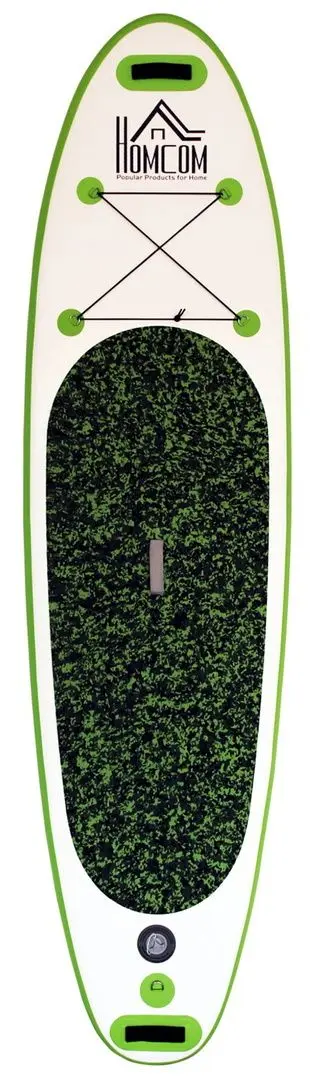 Placa de surf Homcom A33-007 (White/Green)