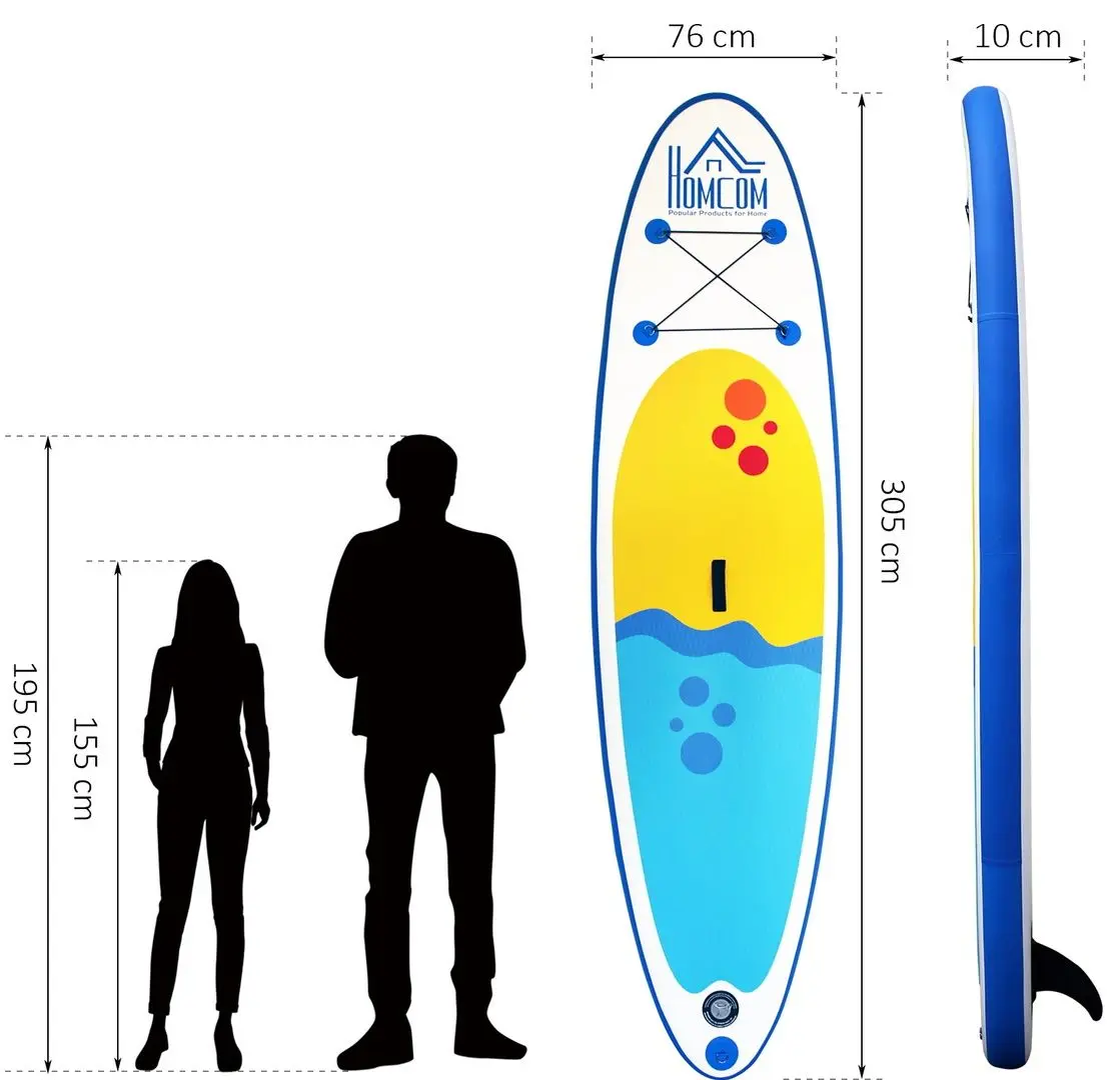 Доска для серфинга Homcom A33-008 (Blue) - 4