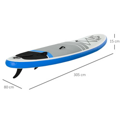 Placa de surf Homcom A33-014 (Blue) Thumb