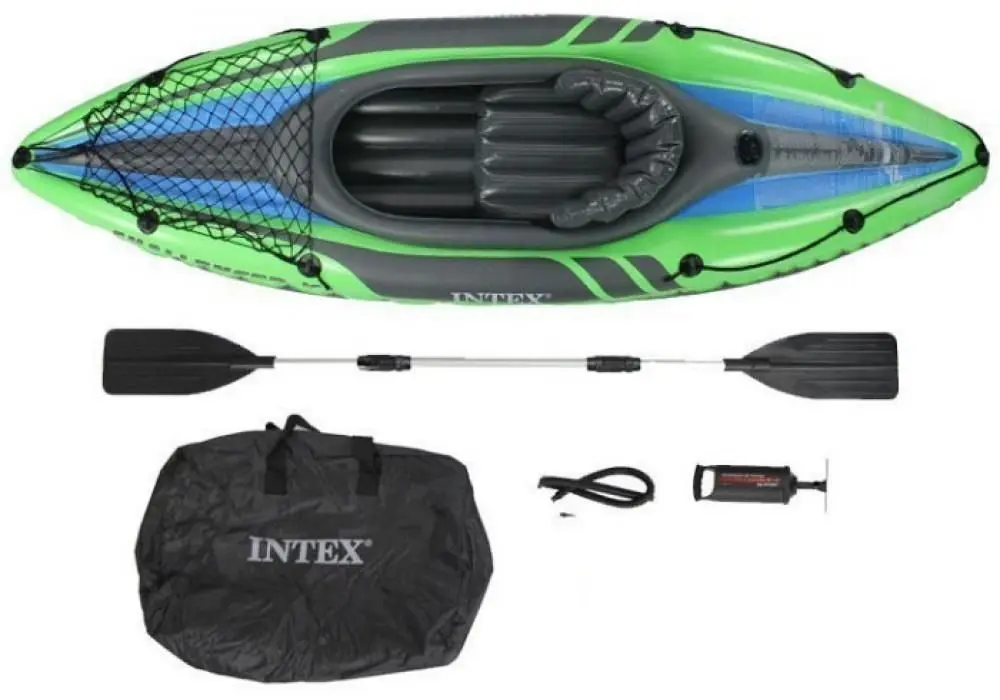 Надувная байдарка Intex Challenger K1 68305 (Green)
