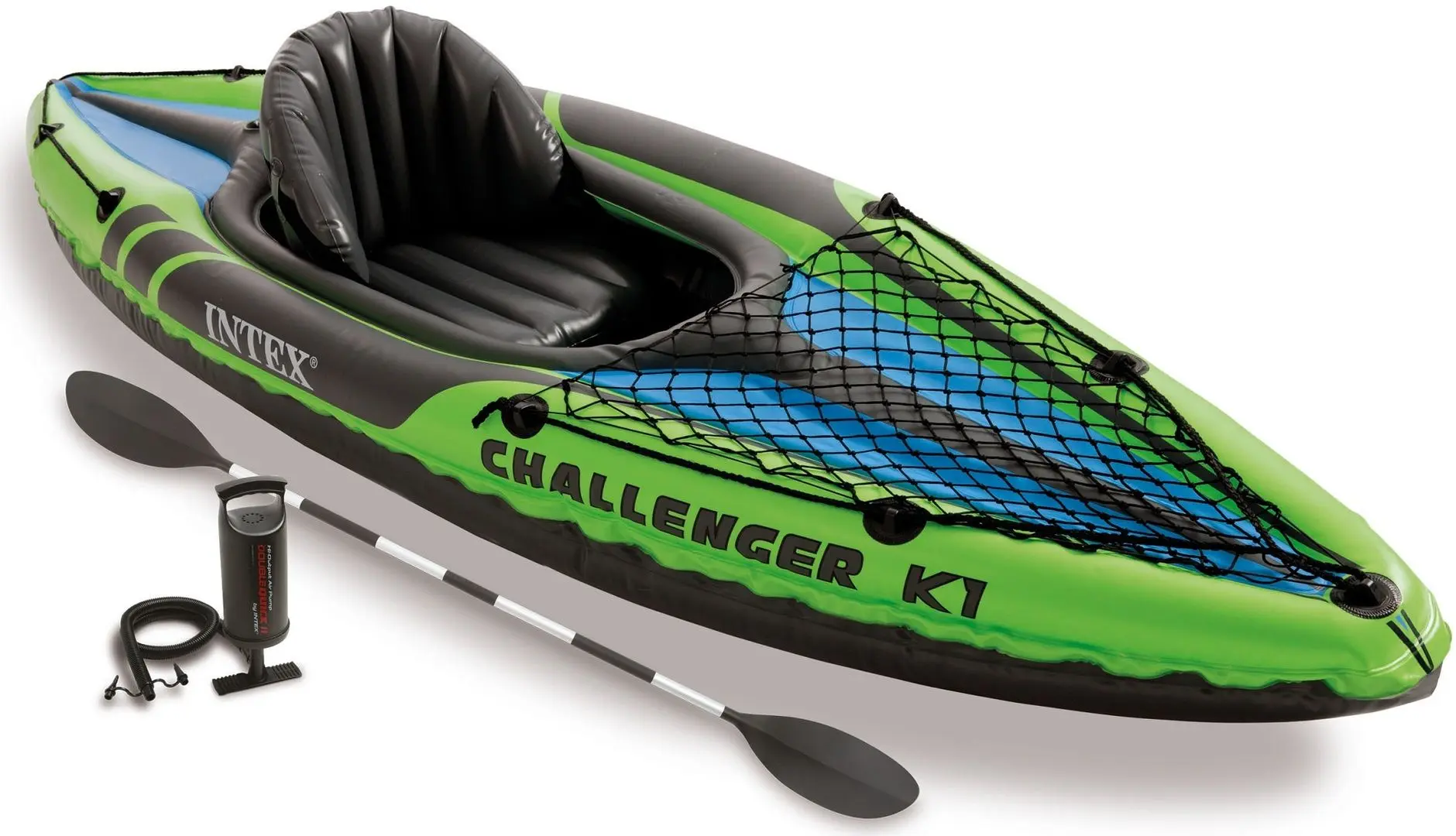 Надувная байдарка Intex Challenger K1 68305 (Green)