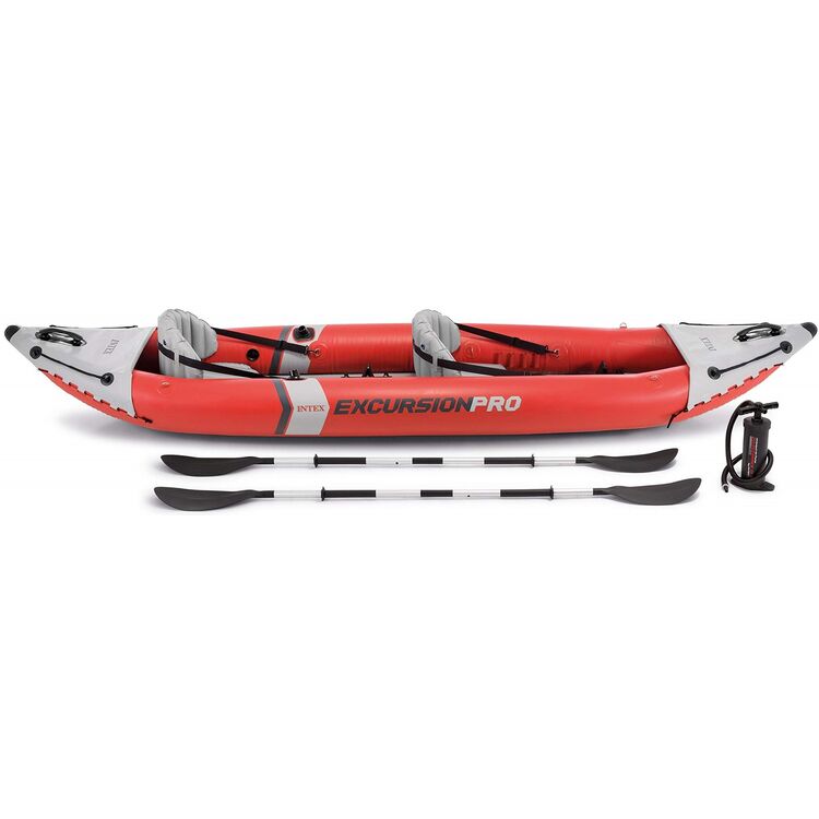 Kayak gonflabil Intex Excursion Pro 68309 (Red/Grey)