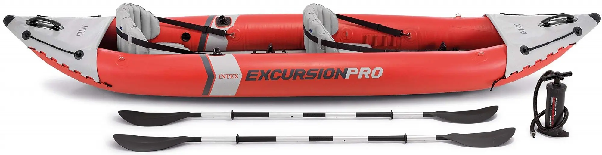 Надувная байдарка Intex Excursion Pro 68309 (Red/Grey)