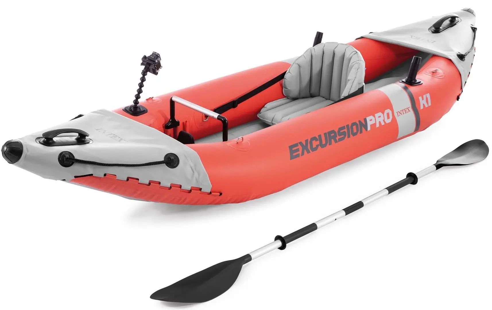 Надувная байдарка Intex Excursion Pro K1 68303 (Red/Grey)