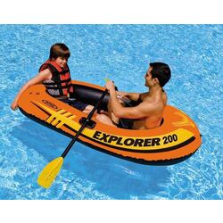 Kayak gonflabil Intex Explorer 200 58330 (Orange) Thumb