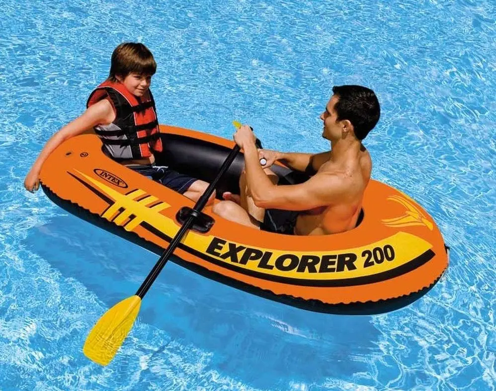 Kayak gonflabil Intex Explorer 200 58330 (Orange)
