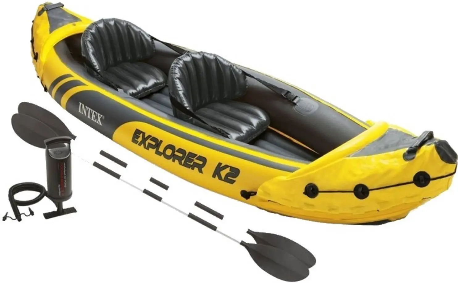Kayak gonflabil Intex Explorer K2 68309 (Yellow/Black)