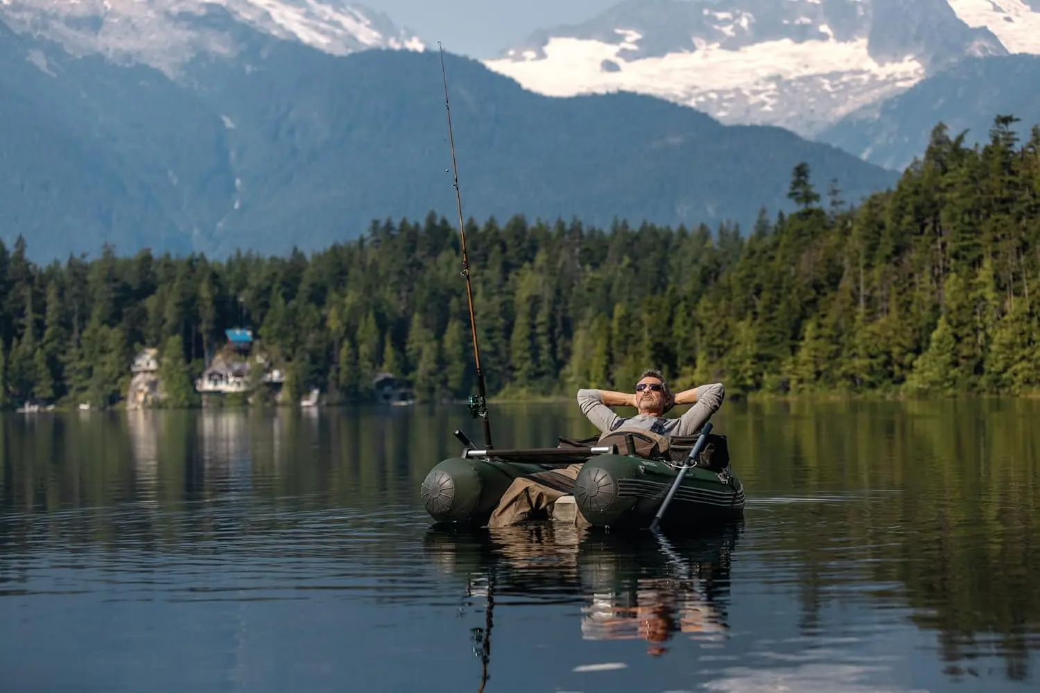 Barca gonflabila Intex Big Catch Pro68381 (Green/Grey)