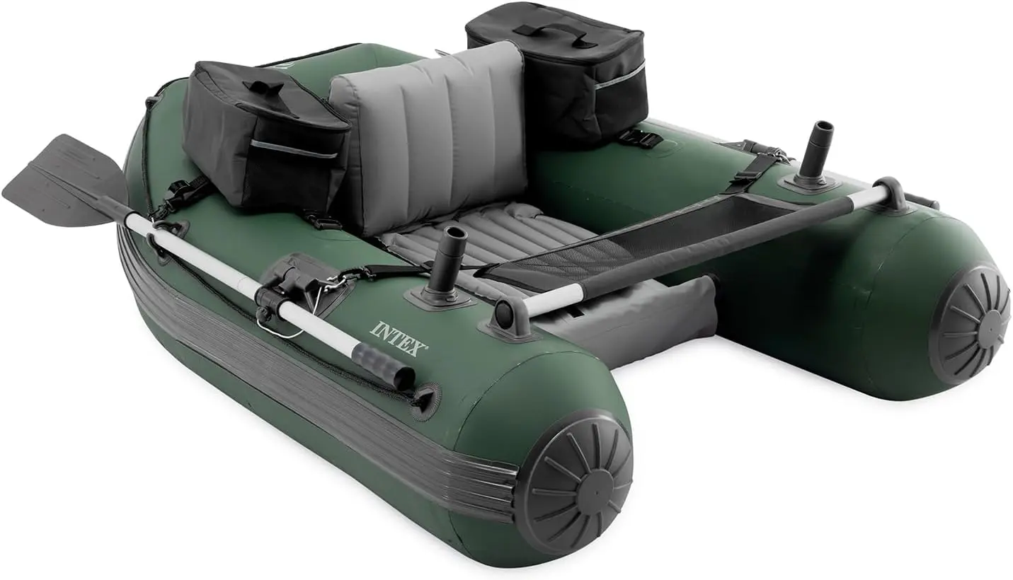 Barca gonflabila Intex Big Catch Pro68381 (Green/Grey)