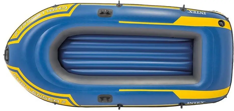Надувная лодка Intex Challenger 2 68367 (Blue/Yellow)
