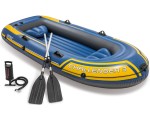 Barca gonflabila Intex Challenger 3 68370 (Blue/Yellow)