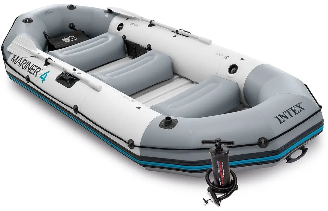 Barca gonflabila Intex Mariner 4 68376 (Grey)