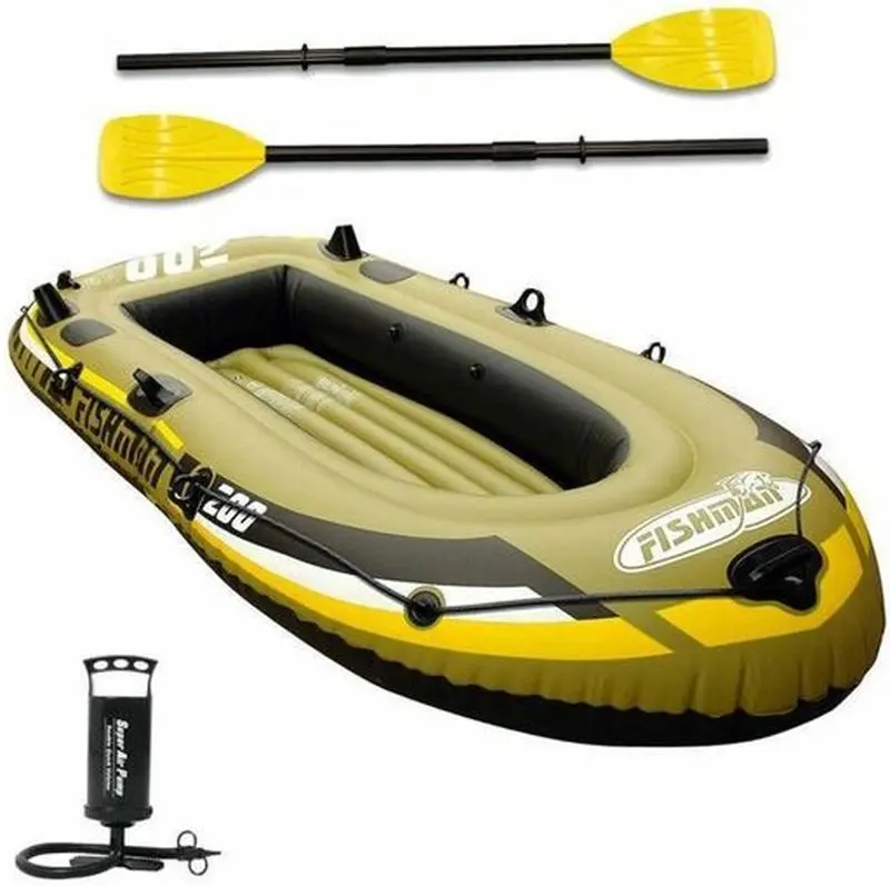 Надувная лодка Jilong Fishman 200 (Brown) - 6