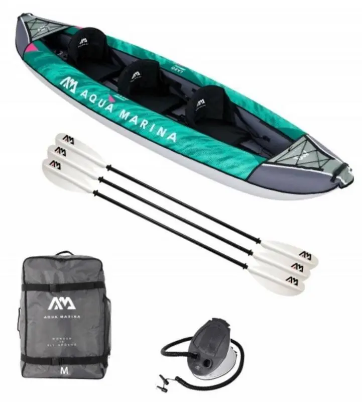 Kayak gonflabil Aqua Marina Laxo LA-380 (Blue/Grey)
