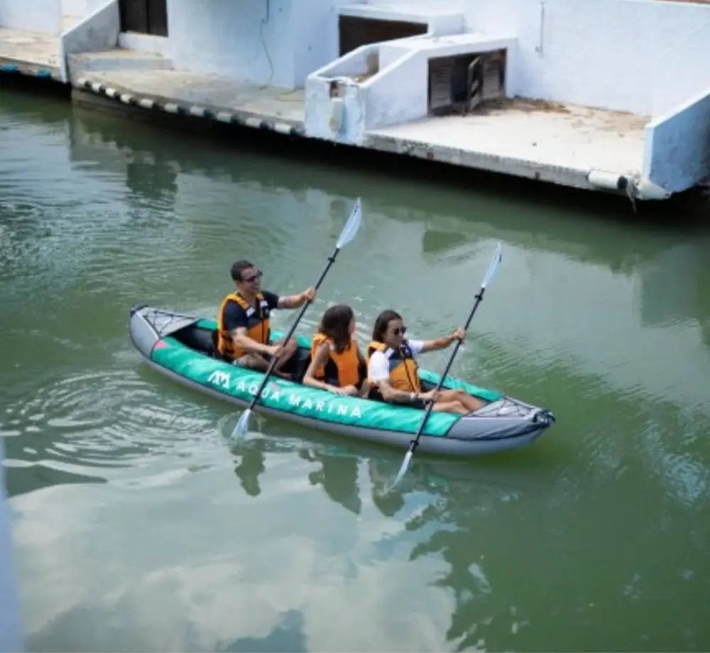 Kayak gonflabil Aqua Marina Laxo LA-380 (Blue/Grey)