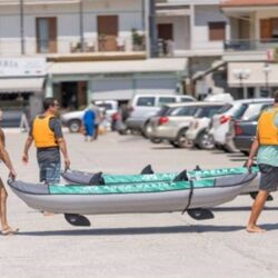 Kayak gonflabil Aqua Marina Laxo LA-320 (Blue/Grey) Thumb