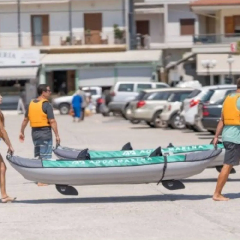 Kayak gonflabil Aqua Marina Laxo LA-320 (Blue/Grey)