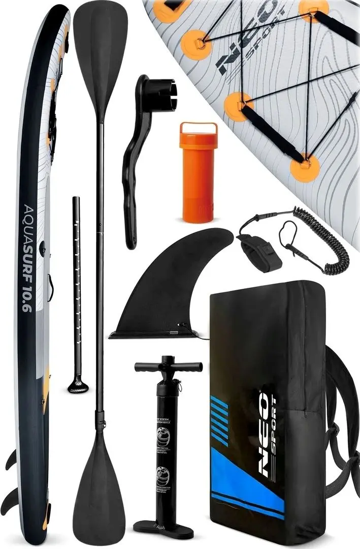 Placa de surf Neo-Sport Aquasurf 170001 (Grey/Black) - 8