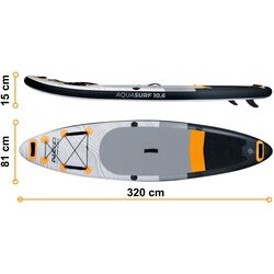 Placa de surf Neo-Sport Aquasurf 170001 (Grey/Black) Thumb