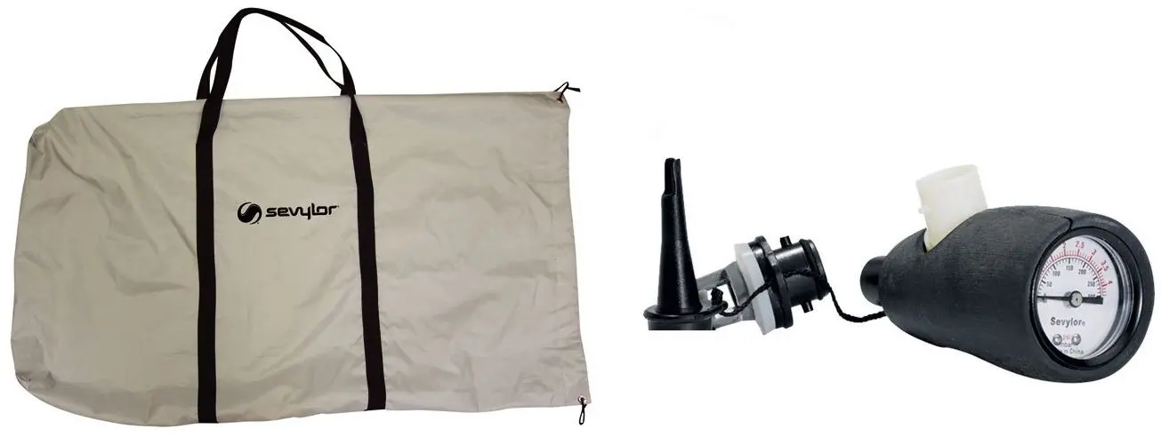 Надувная байдарка Sevylor Hudson (Grey/Blue) - 5