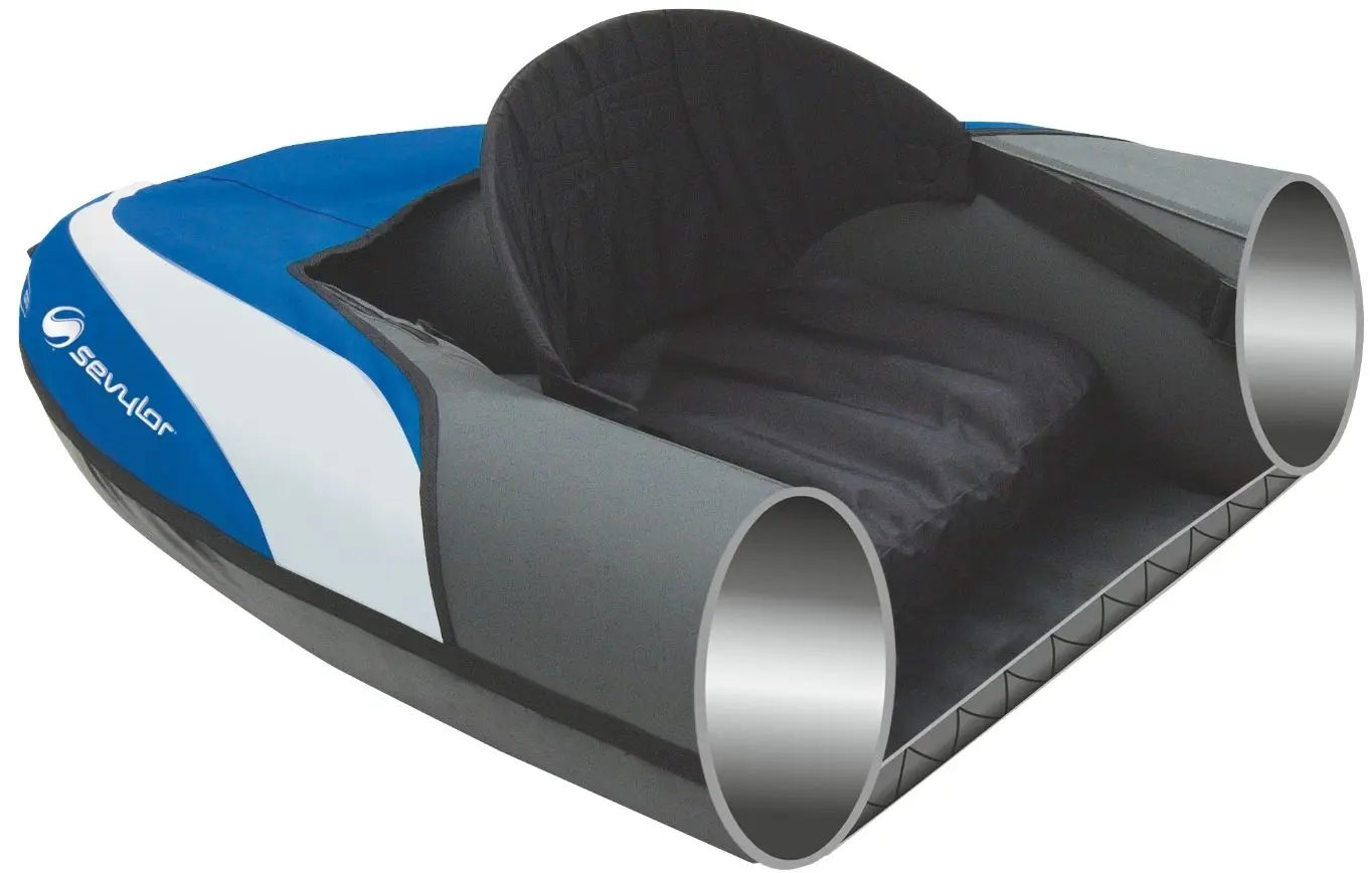 Надувная байдарка Sevylor Hudson (Grey/Blue) - 6