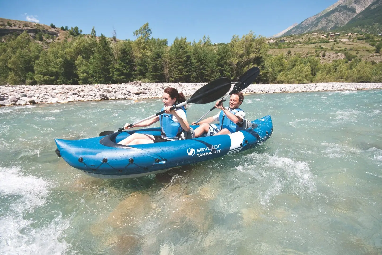 Надувная байдарка Sevylor Tahaa (Turquoize/Grey) - 3