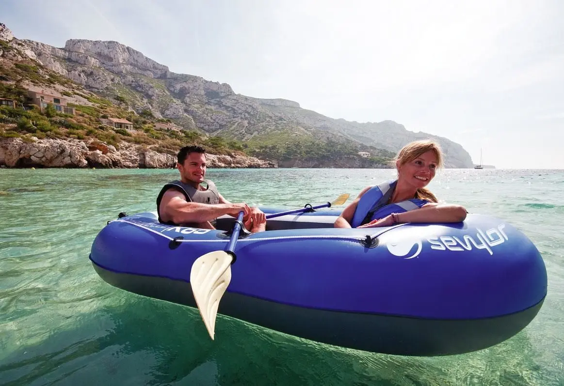 Надувная лодка Sevylor Carravelle KK65 (Blue/Grey) - 4